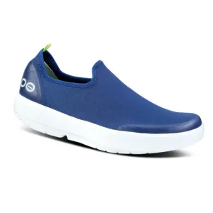 OOFOS OOMG EEZEE LOW WOMEN SHOE - NAVY Size 8.5