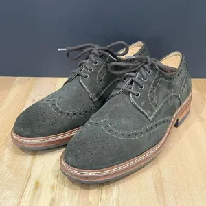 Paco Rodriguez Dark Green Suede Wingtips. Like new! Size 42/US 9.5-10.