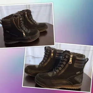 Pajar Boots Jeana Waterproof Insulated Suede Tan Snow Boot 6/6.5