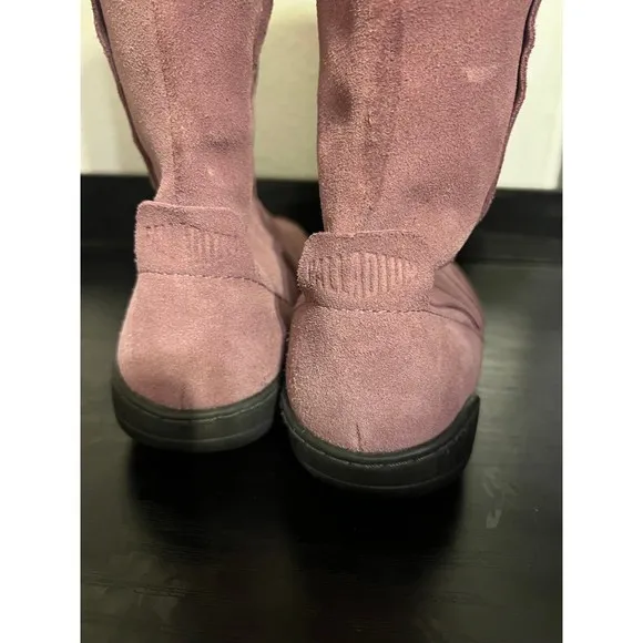 Palladium Purple Suede Leater Tall Boots Size 8
