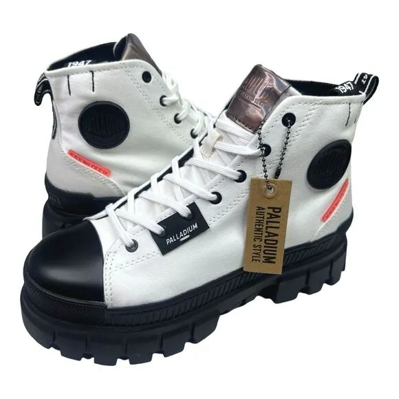 Palladium Revolt HI TX Platform Boots - Size 8.5 - Star White