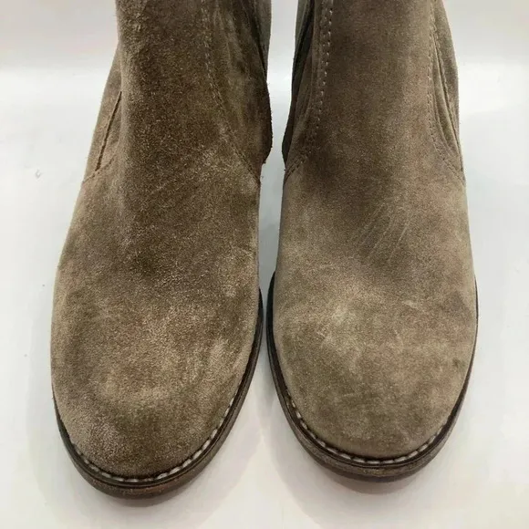 Paul Green Booties Cigar Suede Boots Women’s Shoe Size 5 Mid Calf MSRP $359