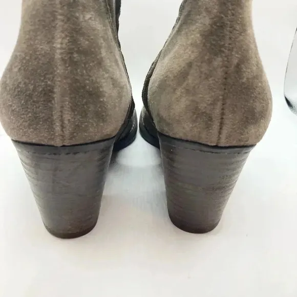 Paul Green Booties Cigar Suede Boots Women’s Shoe Size 5 Mid Calf MSRP $359