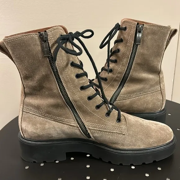 PAUL GREEN ‘Jackson’ Lug Sole Lace Boot, Tan, UK 6.5/US 9, EXCELLENT CONDITION