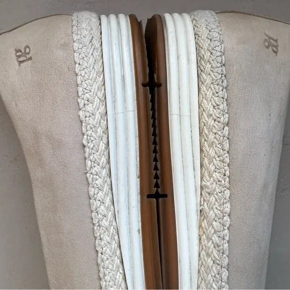 Paul Green Natural Lourdes Espadrille Slip Ons Flat Shoes Women’s UK 7.5 US 9.5