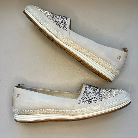 Paul Green Natural Lourdes Espadrille Slip Ons Flat Shoes Women’s UK 7.5 US 9.5