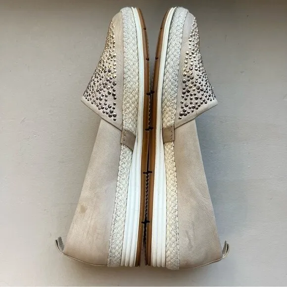 Paul Green Natural Lourdes Espadrille Slip Ons Flat Shoes Women’s UK 7.5 US 9.5