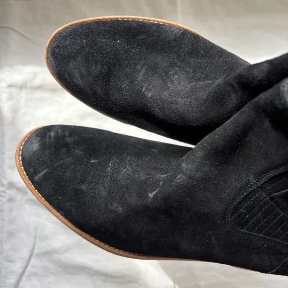 Paul green Sante Zip Up Western Suede Ankle Boots Sz 5.5/US8