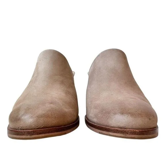 Paul Green Vonda Mule Shoes Women's 3.5 UK / 6 US Tan Nubuck Leather Clog Heel
