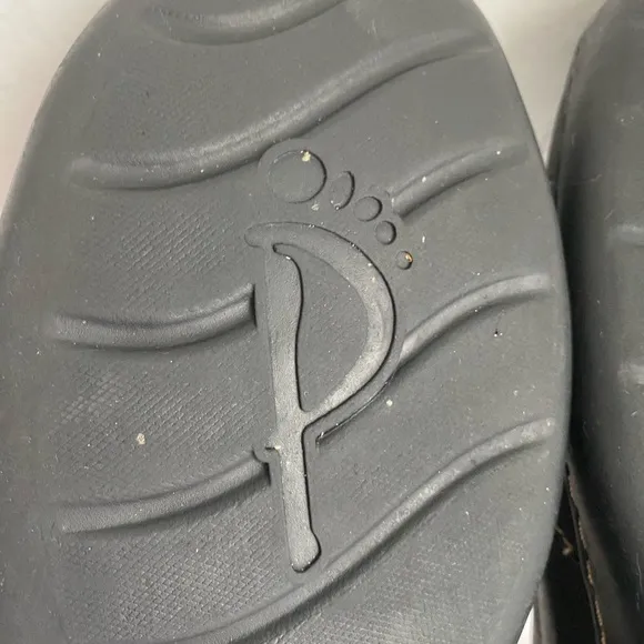 PED-LITE Women’s Megan Diabetic Black Leather Extra Wide Shoes Big&amp;Tall Sz 11M