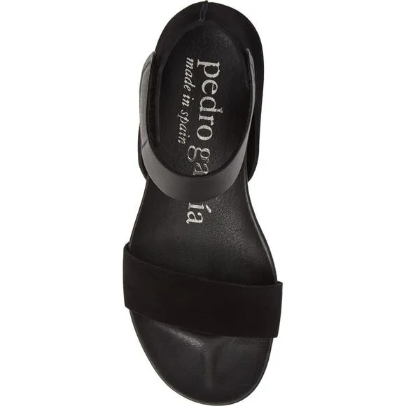 Pedro García Jenile Ankle Cuff Black Sandals Sz 36 US 6
