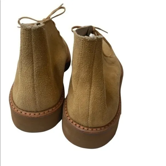 Pedwin vintage suede chukka boots in tan