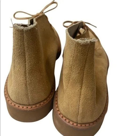 Pedwin vintage suede chukka boots in tan