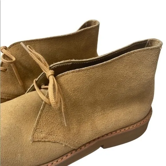 Pedwin vintage suede chukka boots in tan