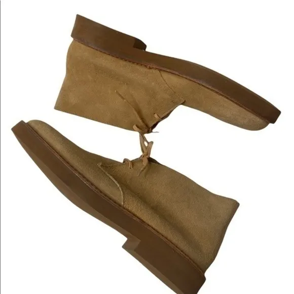 Pedwin vintage suede chukka boots in tan