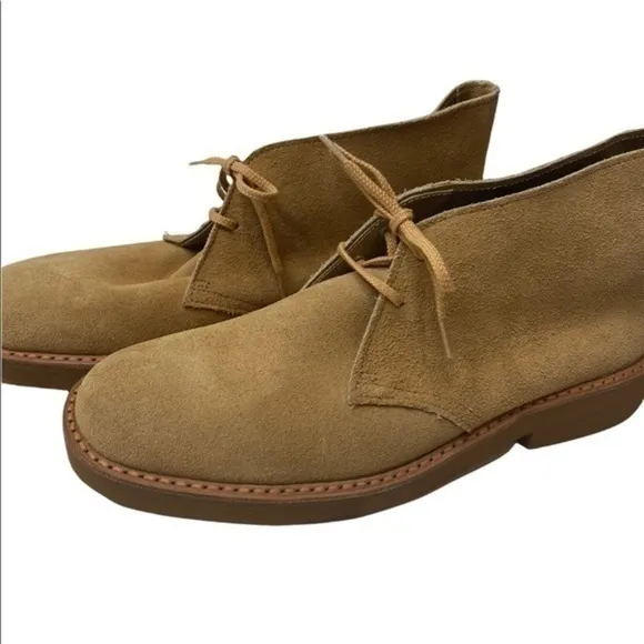 Pedwin vintage suede chukka boots in tan