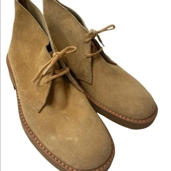 Pedwin vintage suede chukka boots in tan