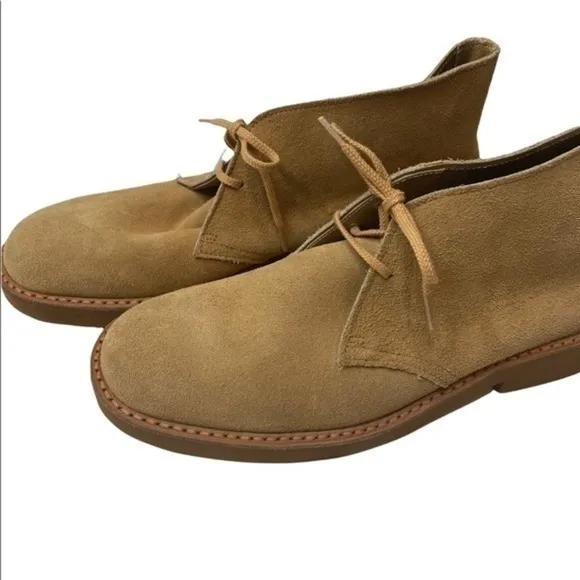 Pedwin vintage suede chukka boots in tan