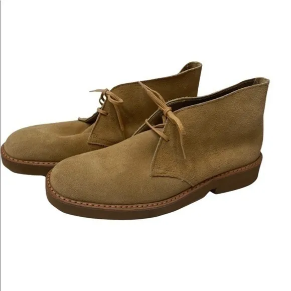 Pedwin vintage suede chukka boots in tan