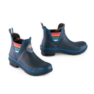 Pendleton Blue &amp; Red Stripes Heritage Crater Lake Chelsea Rain Boots Size 6 READ