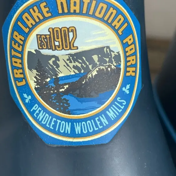 Pendleton National Park Heritage Crater Lake Blue Chelsea Rain rubber Boots 8.