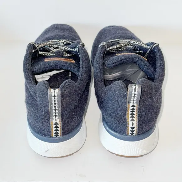 Pendleton Womens Navy Heather Wool Water Resistant Sneakers Shoes Size 9