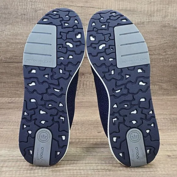 Peter Millar Hyperlight Apollo Men's Size 11 Navy Blue Sneakers (MA22EF11)