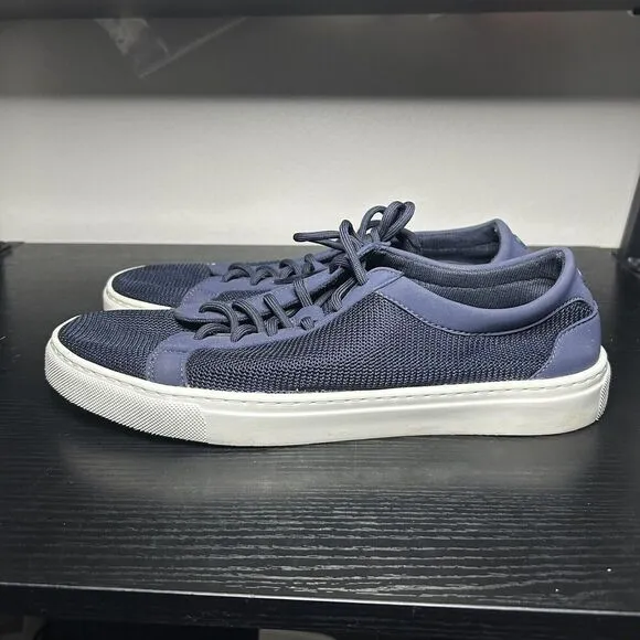 Peter Millar Mesh Mariner Navy Topsider Boat Deck Shoes MS20F02 Mens Size 10.5