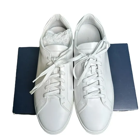 Peter Millar Vantage Lite Sneakers White Mens 11.5 Golf Casual Shoes New In Box