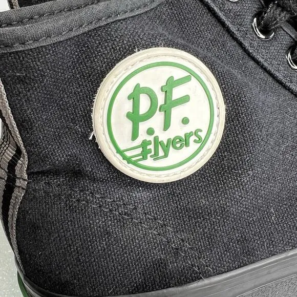 PF Flyers Shoes Men’s 5 Women’s 6.5 Cotton Canvas Black Center Hi 1993 Sandlot