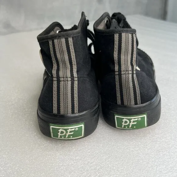 PF Flyers Shoes Men’s 5 Women’s 6.5 Cotton Canvas Black Center Hi 1993 Sandlot
