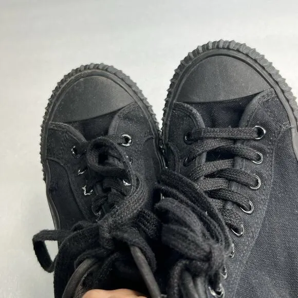 PF Flyers Shoes Men’s 5 Women’s 6.5 Cotton Canvas Black Center Hi 1993 Sandlot