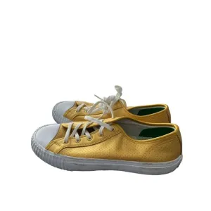 PF Flyers Vulcanized Gold sneakers shoes womens size 12 mens size 10