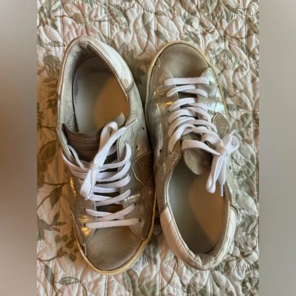 PHILIP MODEL PARIS distressed leather sneaker 37