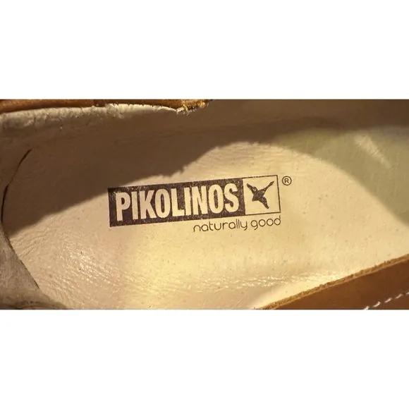 Picolinos Jerez Calfskin Leather Moccasins Shoes Sz 10-10.5 / 41 Casual Slip On