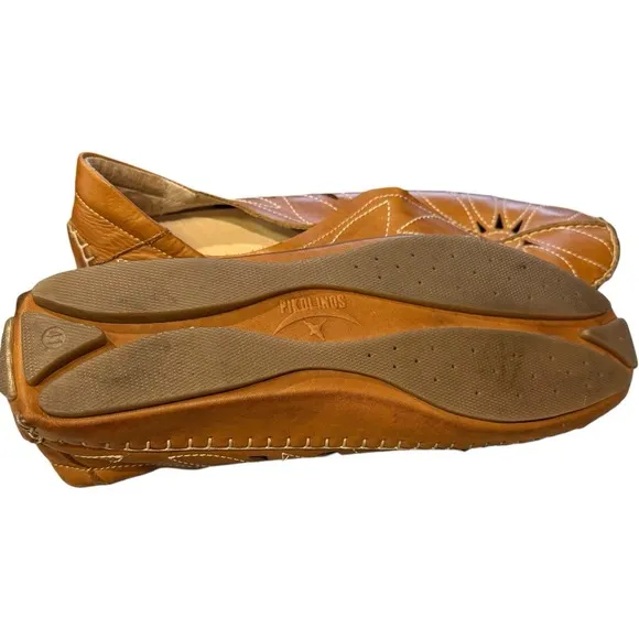 Picolinos Jerez Calfskin Leather Moccasins Shoes Sz 10-10.5 / 41 Casual Slip On