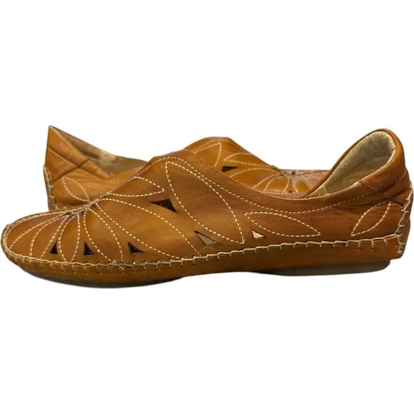 Picolinos Jerez Calfskin Leather Moccasins Shoes Sz 10-10.5 / 41 Casual Slip On