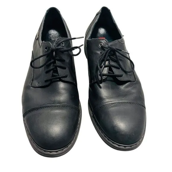 Pikolinos Black Leather Lace Up Formal Mens Dress shoes Oxford EU 44 US 10.5-11