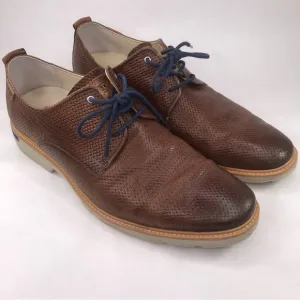 Pikolinos Glasgow Mens Size 44 US 10.5-11 Oxford Shoes Brown Leather