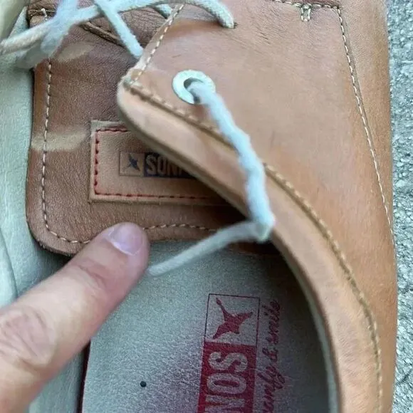 Pikolinos Navas Leather Shoes with Laces