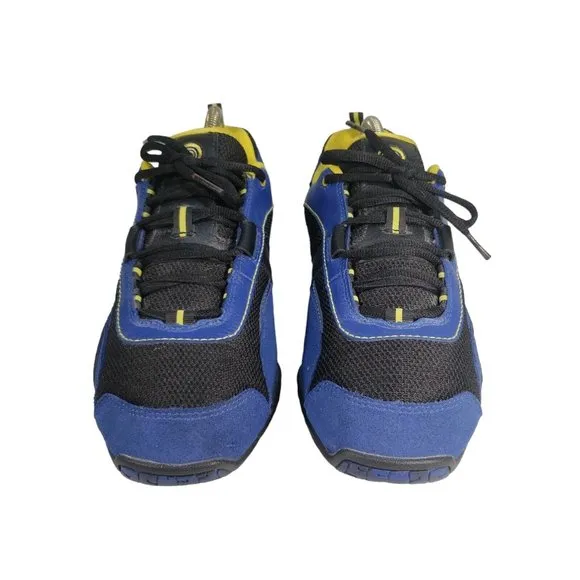 Piloti Driving Shoes Sporty Monterey Blue Suede Yellow Black Rubber-Soles