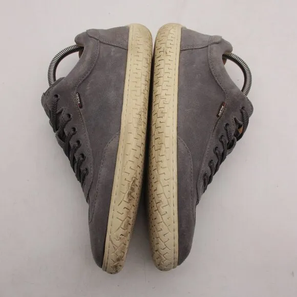 Piloti Shift Driving Shoes Men's Size US 7 Gray Suede Leather Sneakers Lace Up