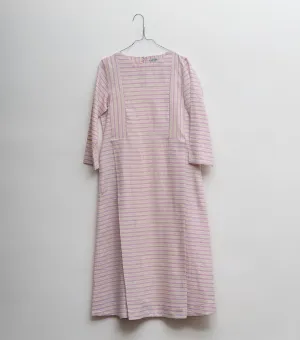 Pink Linen Dress with Slip