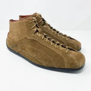 Pirelli Tan Suede Lace Up Boots Men's Size 11.5 EUC Made in Brazil