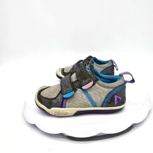 Plae Shoes Girls 8C Ty Nylon Moonbeam Velcro Sneakers