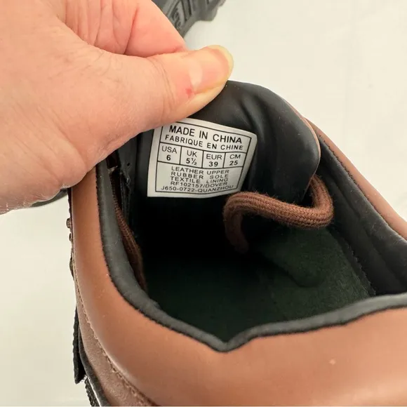 POLO RALPH LAUREN Dover Boys Boots US 6 Buckle Lace Up Rubber Duck Brown NEW