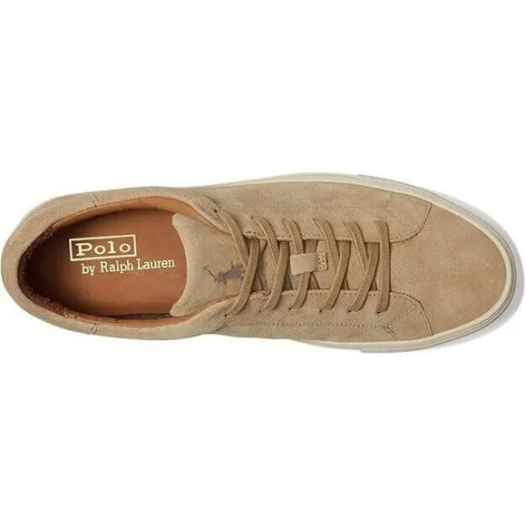 Polo Ralph Lauren Jermain II Sneakers Men's 7.5 Dirty Buck Suede Shoes FZP097