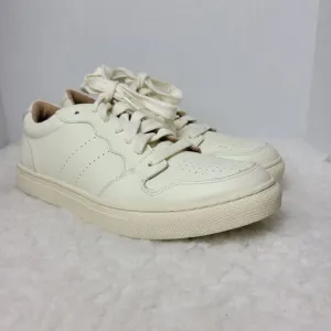Polo Ralph Lauren Jeston Men's Size 9D Leather Shoes Sneakers Cream/Beige