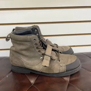 Polo Ralph Lauren Mcalton Boots 11571 Gray Suede Zip Lace up Men's Size 13 D