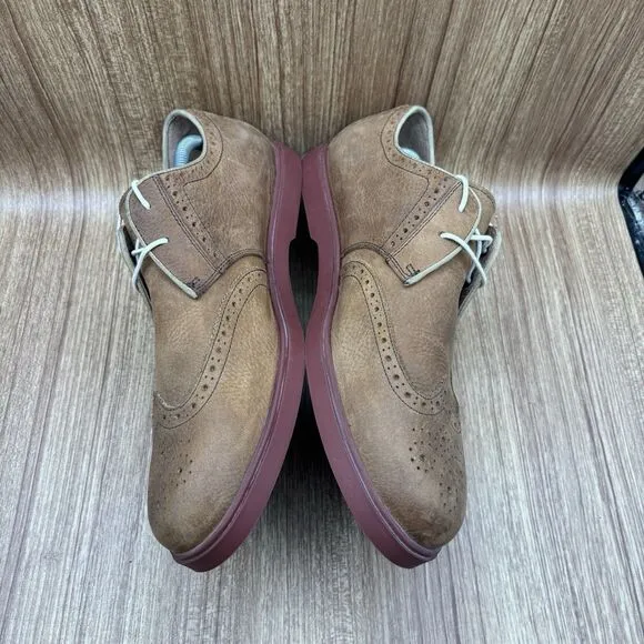 Polo Ralph Lauren Orrick Men's size 11.5 D leather Wingtip Brogue Dress Shoes